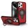 Per iPhone 15 Pro Max Custodia magnetica per telefono con supporto ad anello (rosso) Per iPhone 15 Pro Max Custodia magnetica per telefono con supporto ad anello (rosso)