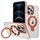 Per iPhone 12 Pro Max Custodia per telefono con supporto magnetico MagSafe in acrilico ibrido in TPU bicolore (arancione) Per iPhone 12 Pro Max Custodia per telefono con supporto magnetico MagSafe in acrilico ibrido in TPU bicolore (arancione)