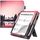 Per Pocketbook Era PB700 Custodia per tablet intelligente con poggiamano in pelle verniciata (notte) Per Pocketbook Era PB700 Custodia per tablet intelligente con poggiamano in pelle verniciata (notte)
