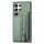 Per Samsung Galaxy S25 Ultra 5G Custodia per telefono con cerniera a portafoglio orizzontale in fibra di carbonio (verde) Per Samsung Galaxy S25 Ultra 5G Custodia per telefono con cerniera a portafoglio orizzontale in fibra di carbonio (verde)