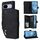 Per Google Pixel 9a Custodia in pelle per telefono multifunzionale con portafoglio multi-carta (nero) Per Google Pixel 9a Custodia in pelle per telefono multifunzionale con portafoglio multi-carta (nero)