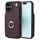 Per iPhone 16 Plus YM005 Custodia per telefono con cordino lungo e pelle al tatto (viola scuro)