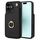 Per iPhone 16 Plus YM005 Custodia per telefono con custodia per carte di credito e cordino lungo (nero)