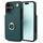 Per iPhone 16 Plus YM005 Custodia per telefono con custodia per carte di credito e cordino lungo (verde)