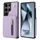 Per Samsung Galaxy S25 Ultra 5G YM006 Custodia per telefono con cerniera e doppio cordino (viola chiaro) Per Samsung Galaxy S25 Ultra 5G YM006 Custodia per telefono con cerniera e doppio cordino (viola chiaro)