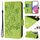Per vivo V50 Lite 5G Custodia in pelle antifurto RFID con motivo rosa in rilievo (verde) Per vivo V50 Lite 5G Custodia in pelle antifurto RFID con motivo rosa in rilievo (verde)