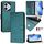 Custodia per telefono in pelle con stampa RFID per Honor 400 Lite Smile (verde pavone) Custodia per telefono in pelle con stampa RFID per Honor 400 Lite Smile (verde pavone)