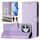 Custodia per telefono in pelle con stampa a nido d'ape RFID per Honor 400 Lite (viola chiaro) Custodia per telefono in pelle con stampa a nido d'ape RFID per Honor 400 Lite (viola chiaro)