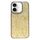 Per iPhone 16 Custodia per telefono in TPU ibrido PC glitterato con cornice a diamante (giallo)