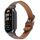 Per Xiaomi Smart Band 9 Custodia per PC Cinturino per orologio in microfibra integrato in pelle (nero + caffè) Per Xiaomi Smart Band 9 Custodia per PC Cinturino per orologio in microfibra integrato in pelle (nero + caffè)