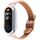 Per Xiaomi Smart Band 9 Custodia per PC Cinturino in pelle microfibra integrato (trasparente + rosa) Per Xiaomi Smart Band 9 Custodia per PC Cinturino in pelle microfibra integrato (trasparente + rosa)