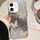 Per iPhone 12 Custodia per telefono IMD con motivo a farfalle e cielo stellato (nero) Per iPhone 12 Custodia per telefono IMD con motivo a farfalle e cielo stellato (nero)