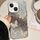 Per iPhone 15 Plus Custodia per telefono IMD con farfalle e cielo stellato sfumato (nero) Per iPhone 15 Plus Custodia per telefono IMD con farfalle e cielo stellato sfumato (nero)