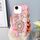 Per iPhone 16e Custodia per telefono in PC con diamanti intarsiati rosa (rosa) Per iPhone 16e Custodia per telefono in PC con diamanti intarsiati rosa (rosa)