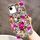 Per iPhone 16e Custodia per telefono in PC con volpe e strass Bling fatta a mano (viola) Per iPhone 16e Custodia per telefono in PC con volpe e strass Bling fatta a mano (viola)