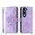 Per vivo Y29s 5G / Y04 4G Custodia in pelle con motivo floreale in rilievo (viola) Per vivo Y29s 5G / Y04 4G Custodia in pelle con motivo floreale in rilievo (viola)
