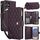 Per Samsung Galaxy S25 Ultra 5G YM016 Custodia per telefono in pelle con cerniera rombica e cordino (viola scuro) Per Samsung Galaxy S25 Ultra 5G YM016 Custodia per telefono in pelle con cerniera rombica e cordino (viola scuro)