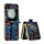 Per Samsung Galaxy Z Flip6 VIETAO Custodia per telefono con motivo in rilievo integrato e copertura completa con cinturino da polso (blu) Per Samsung Galaxy Z Flip6 VIETAO Custodia per telefono con motivo in rilievo integrato e copertura completa con cinturino da polso (blu)