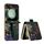 Per Samsung Galaxy Z Flip6 VIETAO Custodia per telefono con motivo in rilievo integrato e copertura completa con cinturino da polso (verde) Per Samsung Galaxy Z Flip6 VIETAO Custodia per telefono con motivo in rilievo integrato e copertura completa con cinturino da polso (verde)