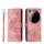 Per Xiaomi 15 Ultra Skin Feel Flowers Custodia in pelle con portafoglio in rilievo (rosa) Per Xiaomi 15 Ultra Skin Feel Flowers Custodia in pelle con portafoglio in rilievo (rosa)