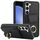 Per Samsung Galaxy S25+ 5G Custodia per telefono con anello elastico per carte di credito (nero) Per Samsung Galaxy S25+ 5G Custodia per telefono con anello elastico per carte di credito (nero)