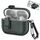 Custodia per auricolari wireless AirPods Pro in pelle con gancio e supporto (verde militare) Custodia per auricolari wireless AirPods Pro in pelle con gancio e supporto (verde militare)