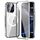 Per iPhone 16 Pro 360 Custodia per telefono magnetica smerigliata MagSafe a corpo intero (argento)