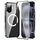 Per iPhone 16 360 Custodia per telefono magnetica smerigliata MagSafe a corpo intero (nera)