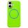 Per iPhone 16 Plus Custodia per telefono MagSafe in silicone liquido con struttura in metallo (verde fluorescente) Per iPhone 16 Plus Custodia per telefono MagSafe in silicone liquido con struttura in metallo (verde fluorescente)