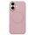 Per iPhone 16 Plus Custodia per telefono MagSafe in silicone liquido con struttura in metallo (rosa ciliegio) Per iPhone 16 Plus Custodia per telefono MagSafe in silicone liquido con struttura in metallo (rosa ciliegio)
