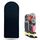 Tappetino scorrevole per Ninja Frozen Drink Maker FS301C / FS301 / FS300 Tappetino stabilizzante bifacciale per un facile spostamento (nero)