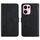 Custodia in pelle flip con motivo a farfalla in rilievo per OPPO Reno13 Pro HT03 (nera) Custodia in pelle flip con motivo a farfalla in rilievo per OPPO Reno13 Pro HT03 (nera)