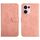 Custodia in pelle flip con motivo a farfalla in rilievo per OPPO Reno13 Pro HT03 (rosa) Custodia in pelle flip con motivo a farfalla in rilievo per OPPO Reno13 Pro HT03 (rosa)
