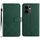 Custodia in pelle con trama a griglia rombica per OPPO Reno13 F 5G (verde) Custodia in pelle con trama a griglia rombica per OPPO Reno13 F 5G (verde)