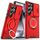 Custodia per telefono con supporto ad anello scorrevole Camshield per Samsung Galaxy S25 Ultra 5G (rossa) Custodia per telefono con supporto ad anello scorrevole Camshield per Samsung Galaxy S25 Ultra 5G (rossa)