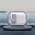 Per AirPods Pro Starship Custodia per auricolari wireless con interruttore magnetico (bianco viola) Per AirPods Pro Starship Custodia per auricolari wireless con interruttore magnetico (bianco viola)