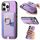 Custodia per iPhone 15 Pro Max con inserto laterale in pelle con anello a croce retrò e tasca porta carte MagSafe (viola) Custodia per iPhone 15 Pro Max con inserto laterale in pelle con anello a croce retrò e tasca porta carte MagSafe (viola)
