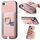 Custodia per iPhone 7/8/SE 2022 con inserto laterale in pelle con anello a croce retrò e tasca porta carte MagSafe (rosa) Custodia per iPhone 7/8/SE 2022 con inserto laterale in pelle con anello a croce retrò e tasca porta carte MagSafe (rosa)