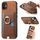 Custodia per iPhone 12/12 Pro con inserto laterale in pelle a croce retrò, con tasca porta carte e MagSafe (marrone) Custodia per iPhone 12/12 Pro con inserto laterale in pelle a croce retrò, con tasca porta carte e MagSafe (marrone)
