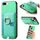 Custodia per iPhone 7 Plus / 8 Plus con inserto laterale in pelle con anello a croce retrò e tasca porta carte MagSafe (verde) Custodia per iPhone 7 Plus / 8 Plus con inserto laterale in pelle con anello a croce retrò e tasca porta carte MagSafe (verde)