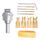 10 pezzi/set lega perline buddiste coltello morbido duro legno braccialetto trapano strumento 10 pezzi/set lega perline buddiste coltello morbido duro legno braccialetto trapano strumento