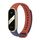 Per Xiaomi Mi Band 8 Mijobs cinturino in silicone bicolore (blu notte + arancione) Per Xiaomi Mi Band 8 Mijobs cinturino in silicone bicolore (blu notte + arancione)