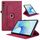 Per Samsung Galaxy Tab S10 FE+ Custodia per tablet intelligente in pelle con rotazione in rilievo Tree Life (rosso) Per Samsung Galaxy Tab S10 FE+ Custodia per tablet intelligente in pelle con rotazione in rilievo Tree Life (rosso)