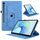 Per Samsung Galaxy Tab S10 FE+ Custodia per tablet intelligente in pelle con rotazione in rilievo Tree Life (blu) Per Samsung Galaxy Tab S10 FE+ Custodia per tablet intelligente in pelle con rotazione in rilievo Tree Life (blu)