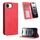 Per iPhone 16e Custodia per telefono in pelle con fibbia magnetica e texture retrò (rosso) Per iPhone 16e Custodia per telefono in pelle con fibbia magnetica e texture retrò (rosso)