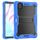 Per Xiaomi Pad 7 / 7 Pro Custodia antiurto in silicone ibrido per tablet PC con supporto (nero + blu scuro) Per Xiaomi Pad 7 / 7 Pro Custodia antiurto in silicone ibrido per tablet PC con supporto (nero + blu scuro)