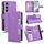 Per Samsung Galaxy S25 5G Custodia per telefono in pelle con cerniera e texture Litchi (viola) Per Samsung Galaxy S25 5G Custodia per telefono in pelle con cerniera e texture Litchi (viola)
