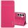 Per Samsung Galaxy S25+ 5G GEBEI Custodia per telefono in pelle pieno fiore con flip orizzontale (rosso rosa) Per Samsung Galaxy S25+ 5G GEBEI Custodia per telefono in pelle pieno fiore con flip orizzontale (rosso rosa)