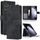 Per Samsung Galaxy Z Fold6 Custodia per telefono in pelle goffrata con motivo a farfalla orchidea (nero) Per Samsung Galaxy Z Fold6 Custodia per telefono in pelle goffrata con motivo a farfalla orchidea (nero)