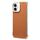 Per iPhone 16 Plus Denior A20 Custodia per telefono senza cornice MagSafe in vera pelle Litchi Texture (marrone)